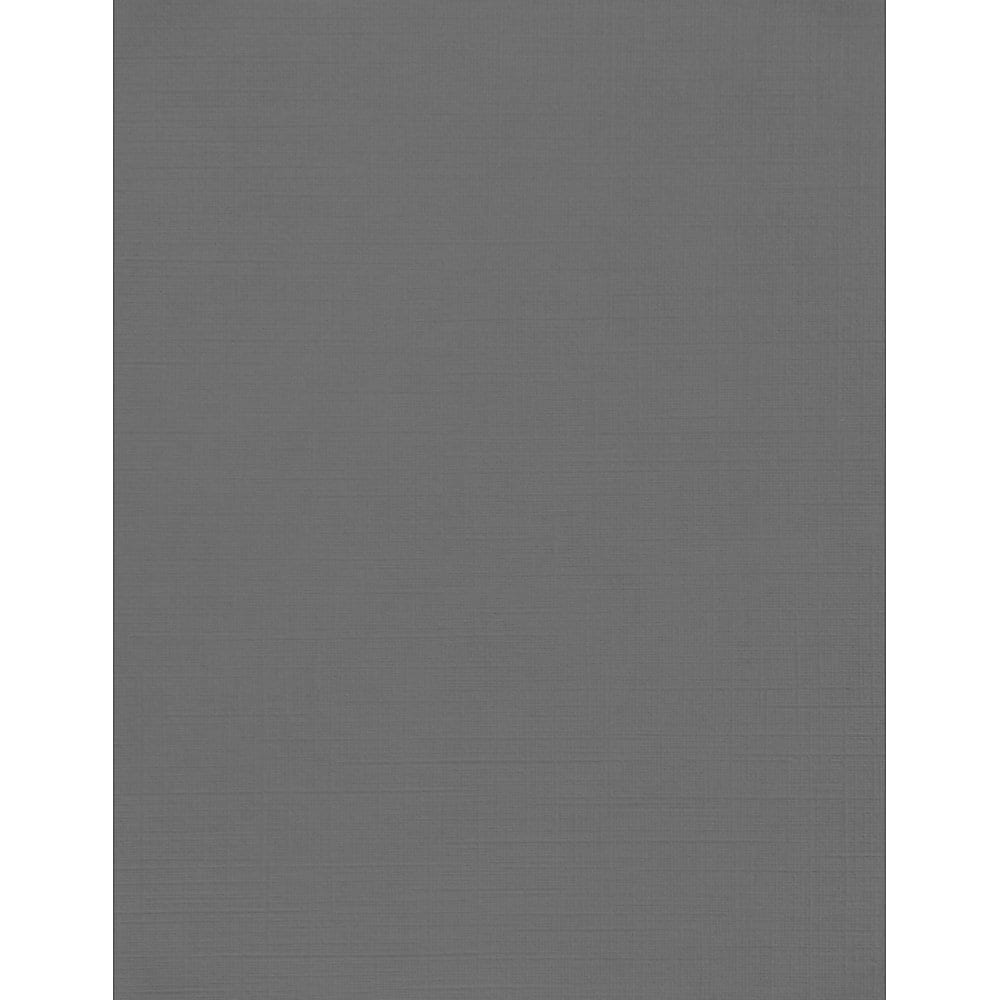 JAM Paper 100 lb. 8.5" x 11" Cardstock, Sterling Gray Linen, 50/pack  (81211-C-GRLI-50)