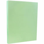 JAM PAPER 8.5" x 11" Vellum Bristol Cardstock, 110lb, Green, 100/pack  (169852G)