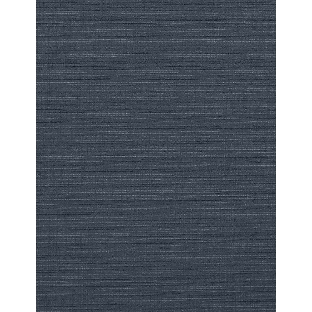 JAM Paper 100 lb. 8.5" x 11" Cardstock, Nautical Blue Linen, 50/pack  (81211-C-BULI-50)