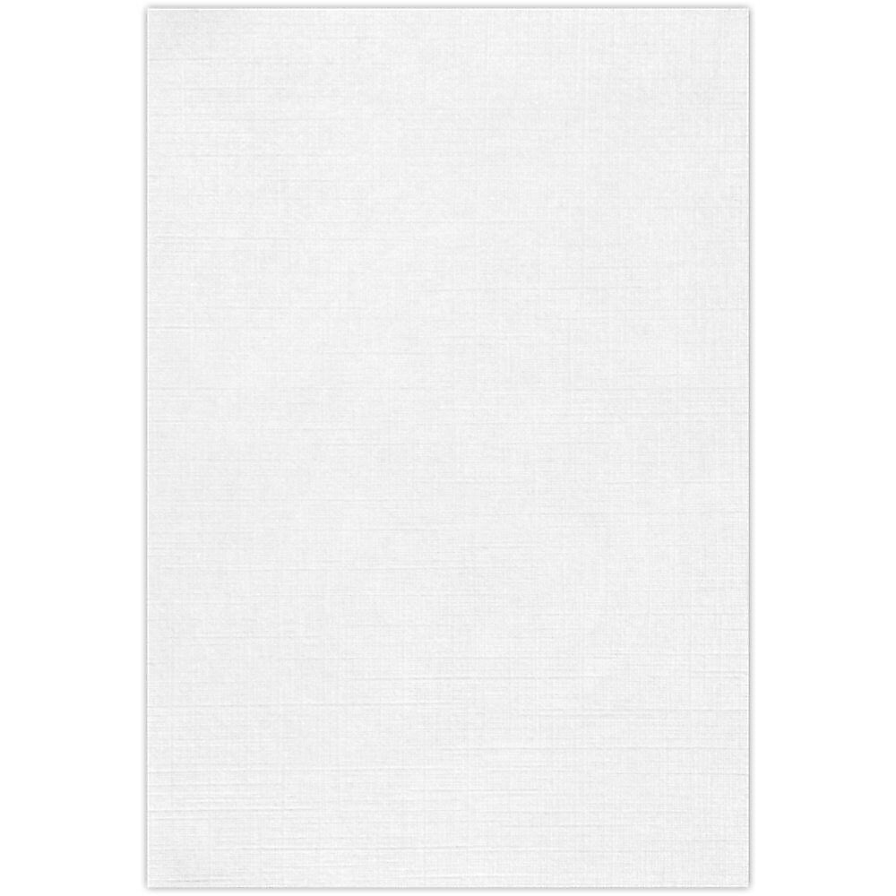 JAM Paper 13" x 19" Multipurpose Paper, White Linen, 50/Pack (1319-P-WLI-50)