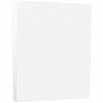 JAM PAPER 8.5" x 11" Vellum Bristol Index Cardstock, 110lb, White, 250/pack  (169855B)