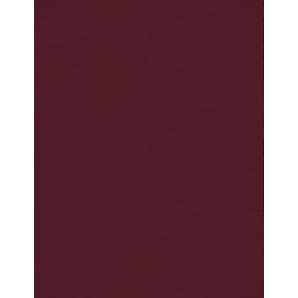 JAM PAPER 8.5” x 11” Cardstock, 100lb, Burgundy Linen, 50/pack  (81211-C-BGLI-50)