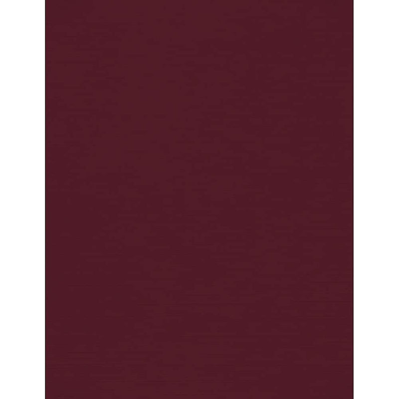 JAM PAPER 8.5” x 11” Cardstock, 100lb, Burgundy Linen, 50/pack  (81211-C-BGLI-50)