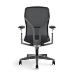 Allsteel Acuity Upholstered/Mesh Work Chair, Adjustable Arms, Navy/Dusk (AWMGGDNO.P85.2.H.CU98)