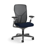 Allsteel Acuity Upholstered/Mesh Work Chair, Adjustable Arms, Navy/Dusk (AWMGGDNO.P85.2.H.CU98)