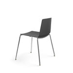 Allsteel Vicinity Polymer Seat/Polymer Back 4-Leg Multi-Purpose Chair, Lava, Armless (CSG-PGANO.0.POL.LA)