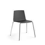 Allsteel Vicinity Polymer Seat/Polymer Back 4-Leg Multi-Purpose Chair, Lava, Armless (CSG-PGANO.0.POL.LA)