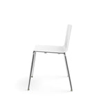 Allsteel Vicinity Polymer Multi-Purpose Chair, Armless, White (CSG-PGANO.0.POL.WT)