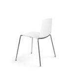 Allsteel Vicinity Polymer Multi-Purpose Chair, Armless, White (CSG-PGANO.0.POL.WT)