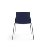 Allsteel Vicinity Polymer Seat/Polymer Back 4-Leg Multi-Purpose Chair, Regatta, Armless (CSG-PGANO.0.POL.RE)