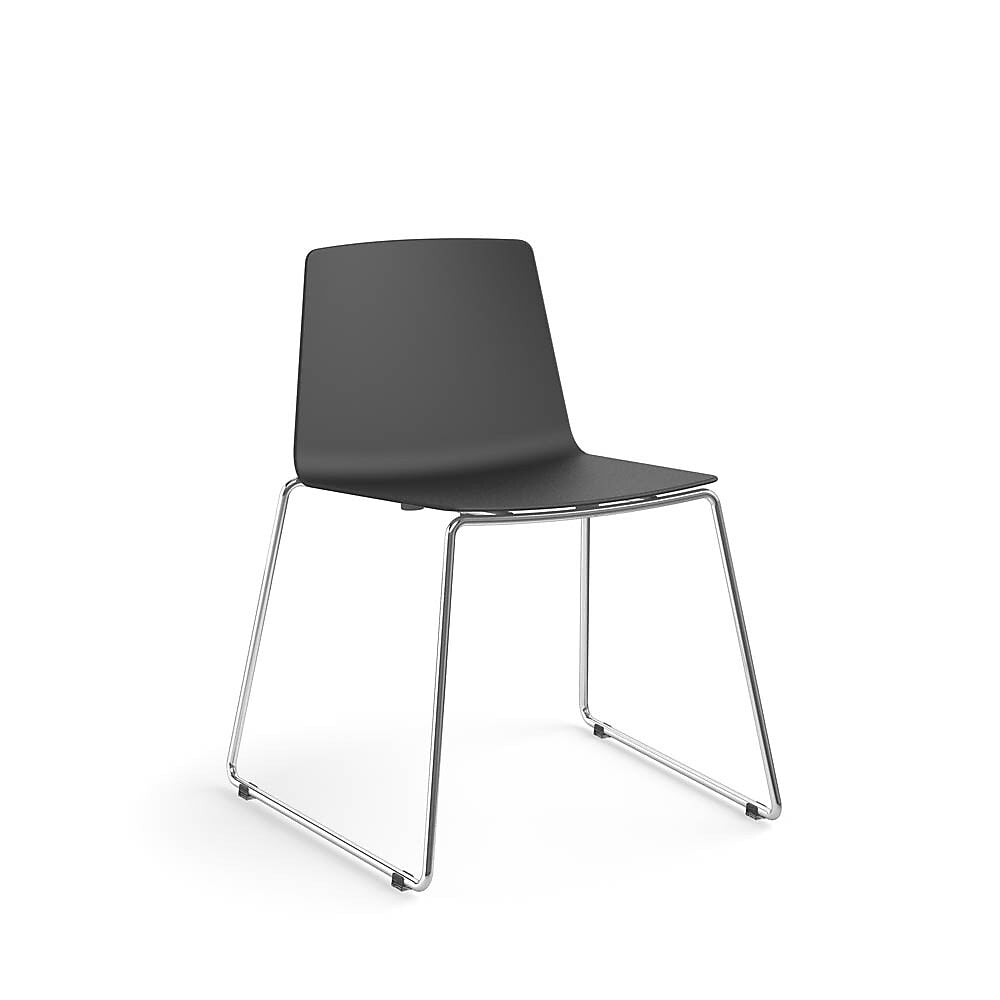 Allsteel Vicinity Polymer Multi-Purpose Chair, Armless, Lava (CSL-PGANO.0.POL.LA)