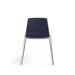 Allsteel Vicinity Polymer Seat/Polymer Back Sled Multi-Purpose Chair, Regatta, Armless (CSL-PGANO.0.POL.RE)