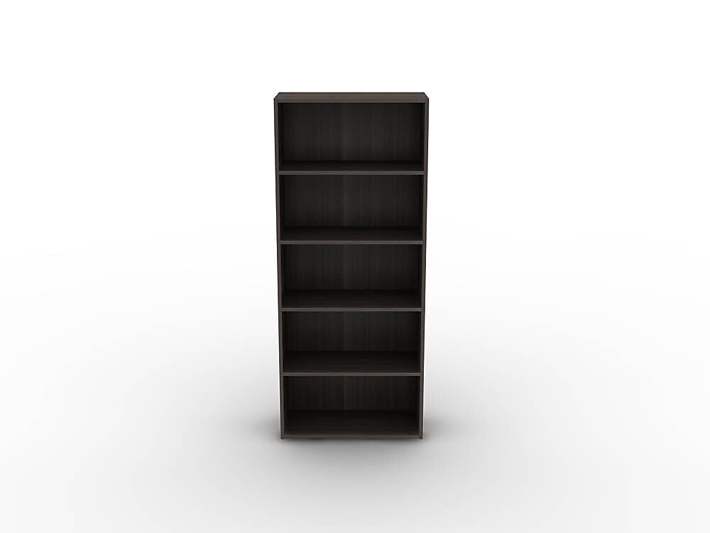 Allsteel Approach 5-Shelf Laminate Bookcase, Skyline Walnut (WKB003)
