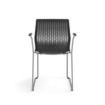 Allsteel Lyric Polymer Multi-Purpose Stacking Chair, Fixed Arms, Lava (CWS-PPGONO.0.H.PR6.LA)