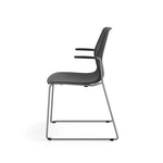 Allsteel Lyric Polymer Multi-Purpose Stacking Chair, Fixed Arms, Lava (CWS-PPGONO.0.H.PR6.LA)