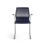 Allsteel Lyric Polymer Seat/Polymer Back Wire Stacker Multi-Purpose Chair, Regatta, Fixed Arms (CWS-PPGONO.0.H.PR6.RE)