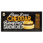 Mason Dixie Cheddar Breakfast Sandwich, 9.3oz, 5/Box (307-00387)