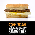 Mason Dixie Cheddar Breakfast Sandwich, 9.3oz, 5/Box (307-00387)