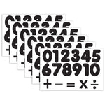 Ashley Productions Die-Cut Magnetic Black Number Set, 1.75", 32 Pieces Per Pack, 6 Packs (ASH10069-6)