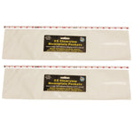 Ashley Productions Clear View Self-Adhesive Extra Large Name Plate Pocket, 5.75" x 21", 25 Per Pack, 2 Packs (ASH10404-2)