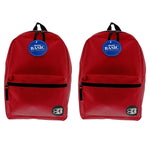 BAZIC Products® Basic Backpack 16" Burgundy, Pack of 2 (BAZ1039-2)