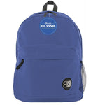 BAZIC Products® Classic Backpack 17" Blue, Pack of 2 (BAZ1051-2)
