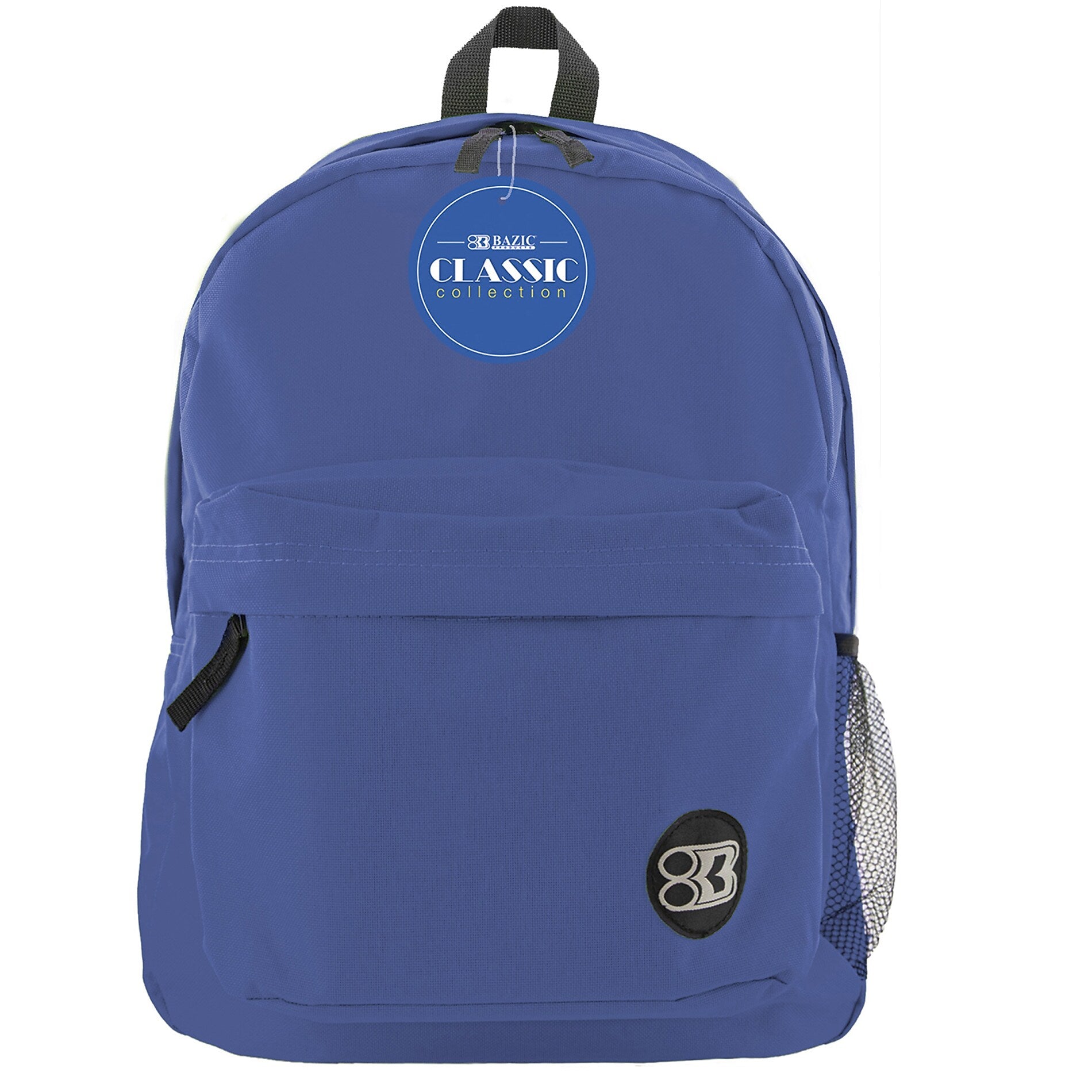 BAZIC Products® Classic Backpack 17" Blue, Pack of 2 (BAZ1051-2)