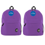 BAZIC Products Classic Backpack, Purple, Pack of 2 (BAZ1057-2)