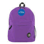 BAZIC Products Classic Backpack, Purple, Pack of 2 (BAZ1057-2)