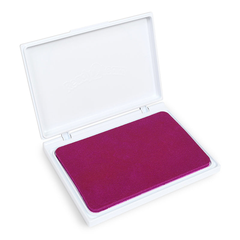 Ready2Learn Jumbo Washable Stamp Pad, Hot Pink, 6.2"L x 4.1"W, Pack of 2 (CE-10034-2)