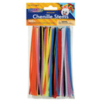 Creativity Street Regular Stems, Assorted Colors, 6" x 4 mm, 100 Count Per Pack, 12 Packs (CK-710001-12)