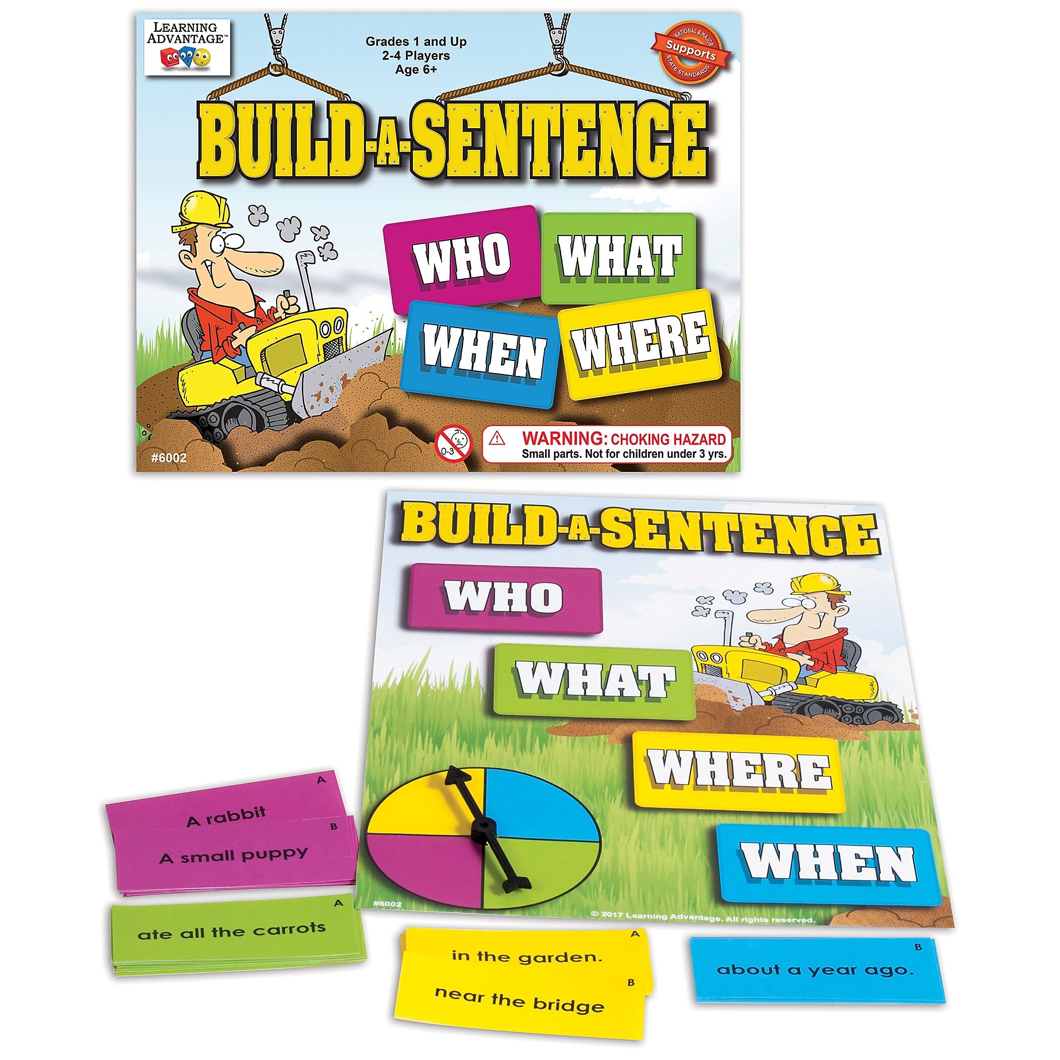 Learning Advantage Build-A-Sentence Game, 2/Bundle (CRE6002-2)