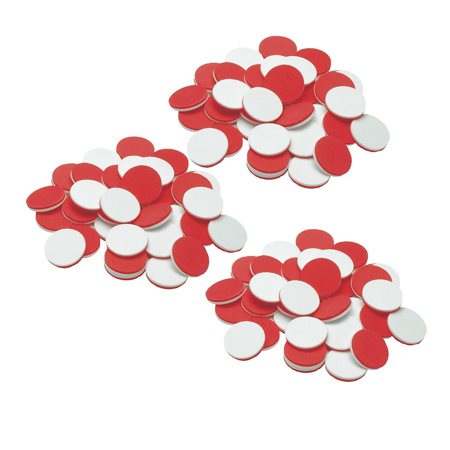 Learning Advantage® Two-Color Counters - Foam - 200 Per Set - 3 Sets (CTU7212-3)