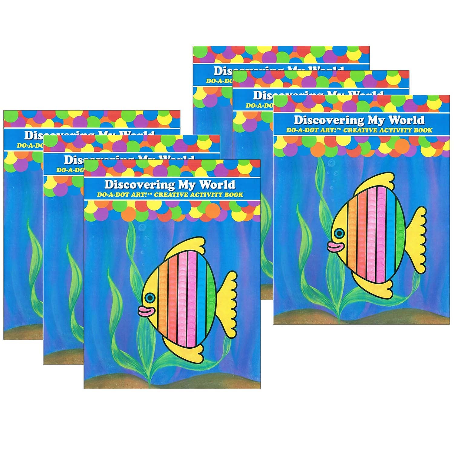 Do-A-Dot Art! Discovering My World Coloring Book, 6/Bundle (DADB330-6)