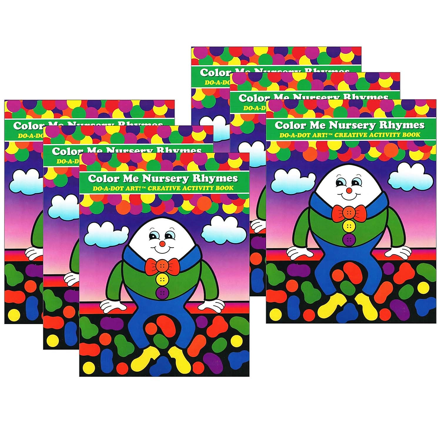 Do-A-Dot Art! Color Me Nursery Rhymes Coloring Book, 6/Bundle (DADB350-6)