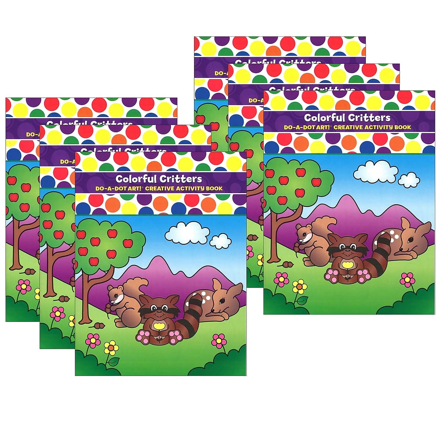 Do-A-Dot Art! Colorful Critters Coloring Book, 6/Bundle (DADB360-6)