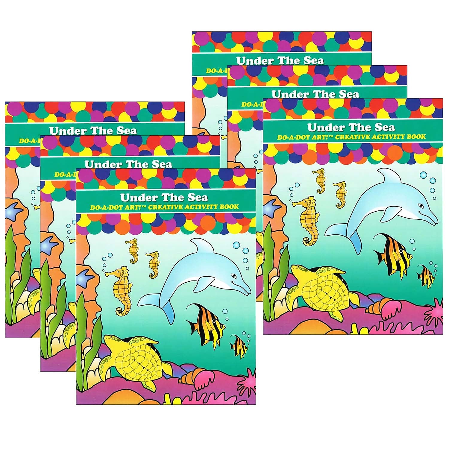 Do-A-Dot Art! Under the Sea Coloring Book, 6/Bundle (DADB372-6)