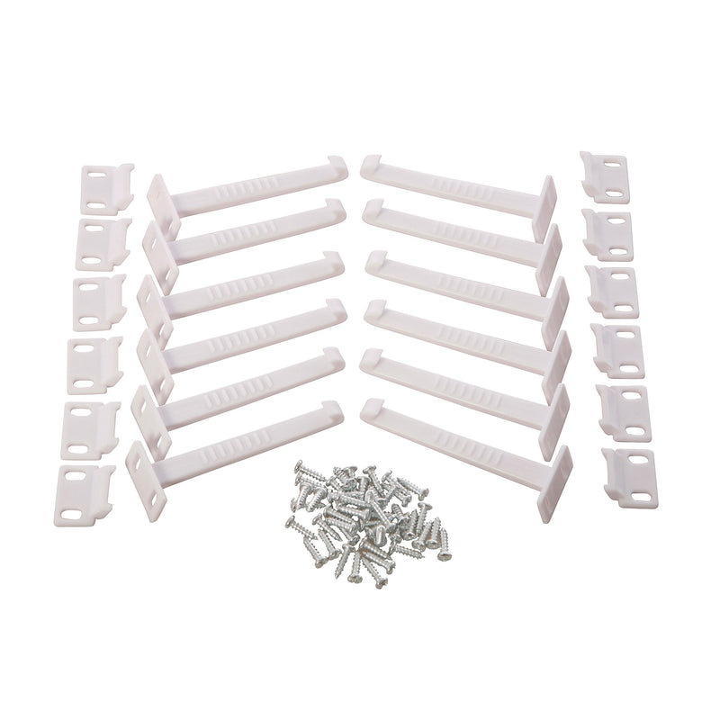 Dreambaby Safety Catches, 12 Per Pack, 6 Packs (DB-L181-6)