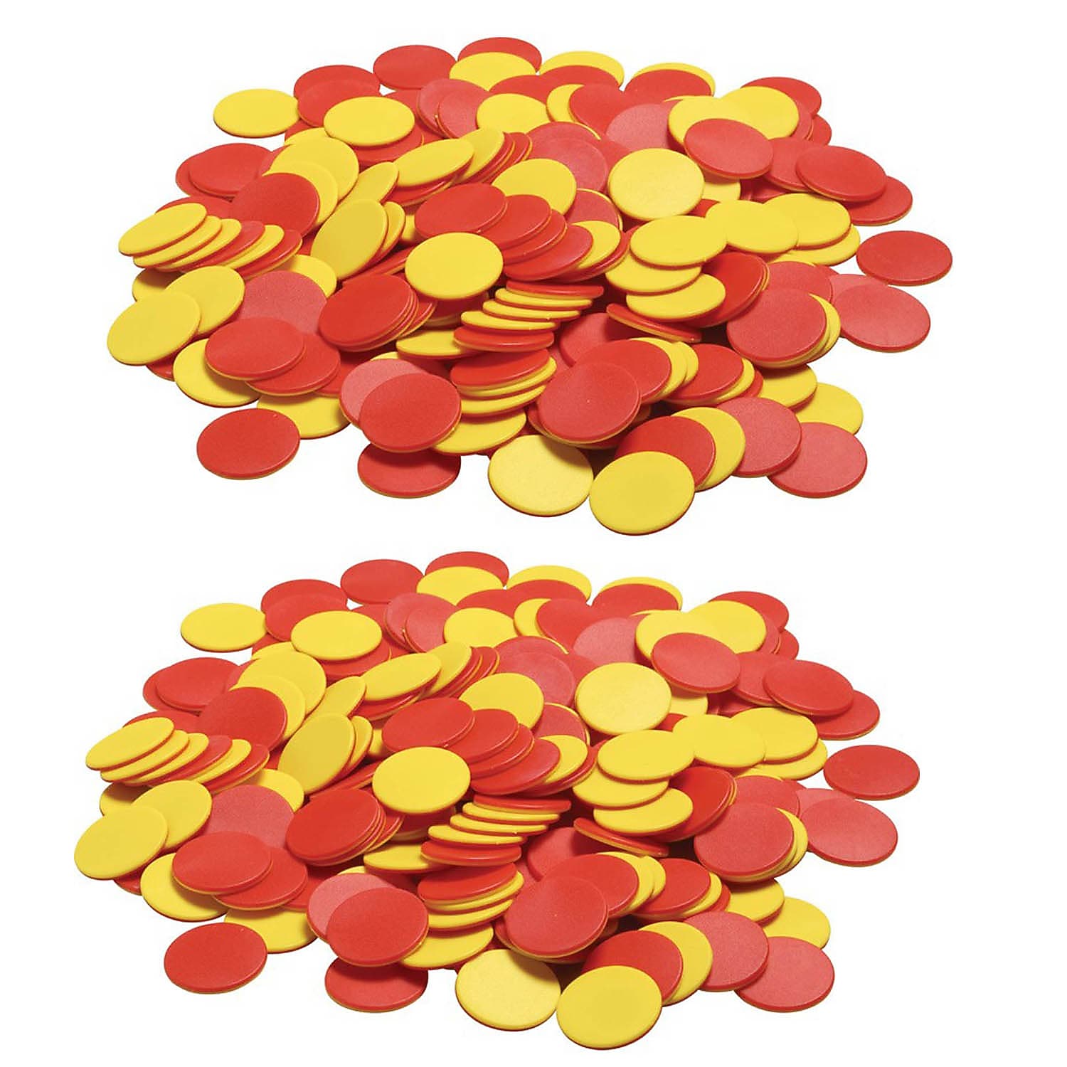 Didax® Two Color Counters, 200 Pieces Per Pack, 2 Packs (DD-2503-2)