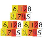 Sensational Math 4-Value Whole Numbers Place Value Cards Set, 40 Cards Per Set, 3 Sets (ELP626642-3)