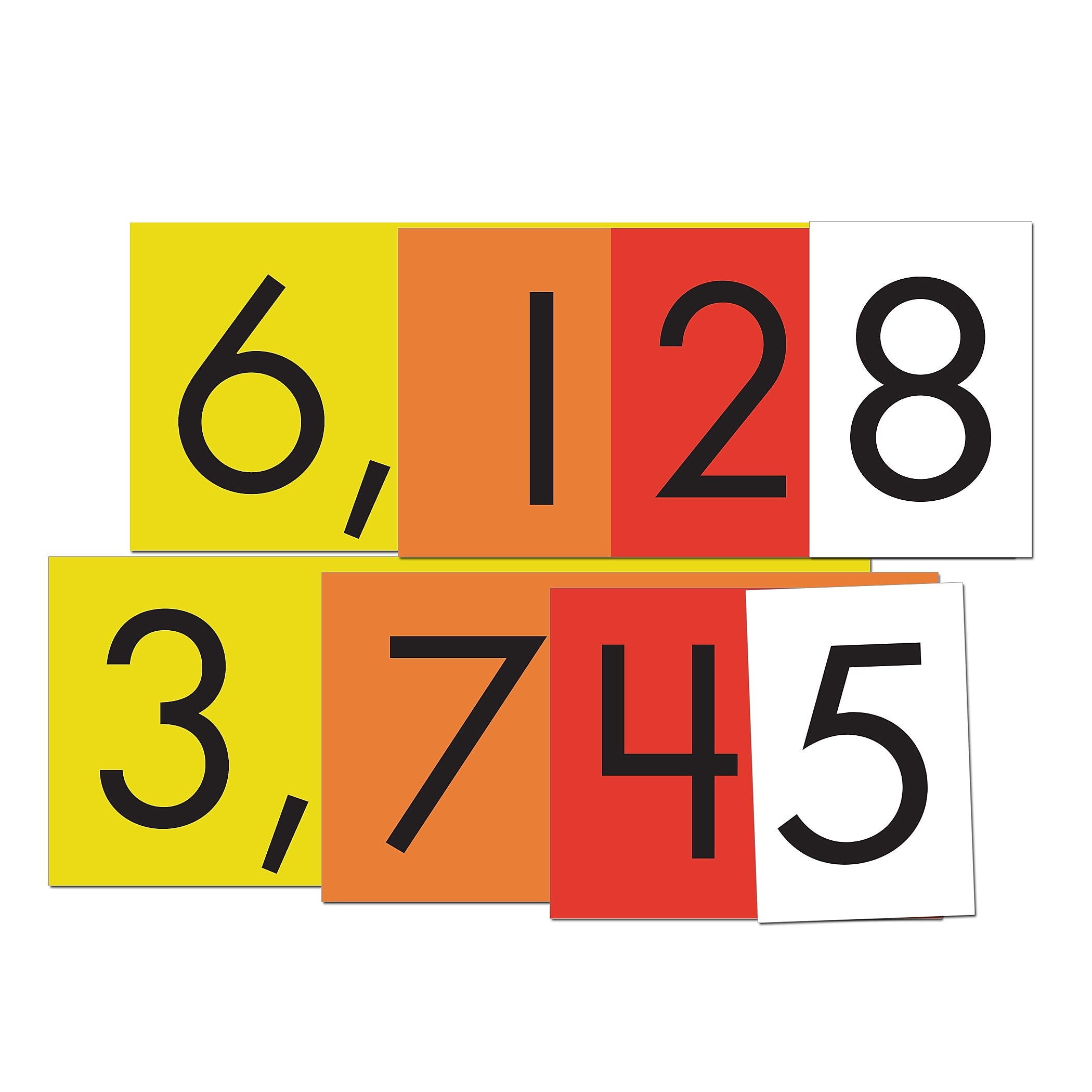 Sensational Math 4-Value Whole Numbers Place Value Cards Set, 40 Cards Per Set, 3 Sets (ELP626642-3)