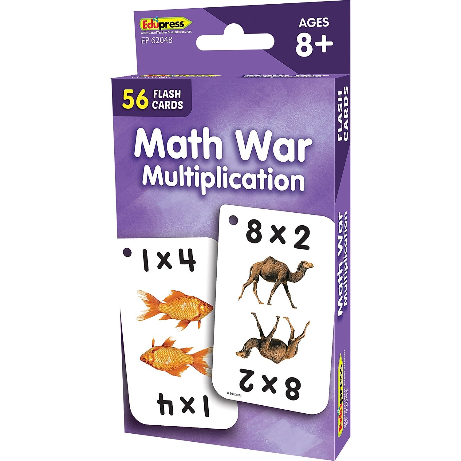 Edupress Math War (Multiplication) Flash Cards, 6 Packs (EP-62048-6)