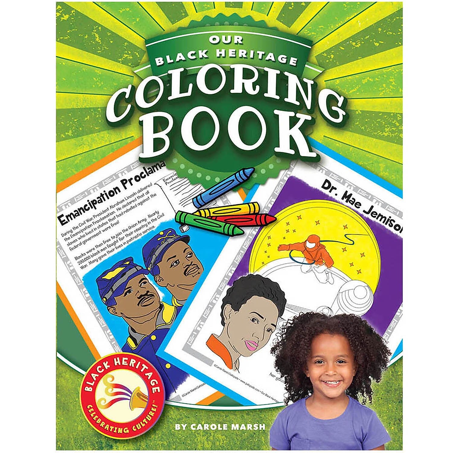 Gallopade Our Black Heritage Coloring Book, 12/Bundle (GALBJCCOL-12)