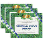 Hayes Publishing Elementary School Diploma, 8.5" x 11", 30 Per Pack, 3 Packs (H-VA522-3)