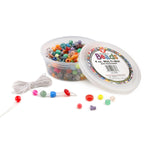 Hygloss Bucket O’ Beads, Multi-Mix, Asstd Sizes, 4 oz Per Pack, 6 Packs (HYG6826-6)