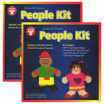 Hygloss Culturally Diverse People Kit, 7", 24 Per Pack, 2 Packs (HYG68279-2)