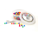 Hygloss Bucket O’ Beads, Neon Barrel, 6 x 9 mm, 375 Per Pack, 6 Packs (HYG6832-6)