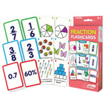 Junior Learning Fraction Flashcards, 3 Sets Per Pack, 3 Packs (JRL212-3)