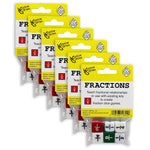 Koplow Games Fraction Dice Set, 6 Per Set, 6 Sets (KOP11692-6)