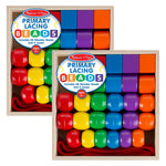 Melissa & Doug Primary Lacing Beads, 2 Sets (LCI544-2)